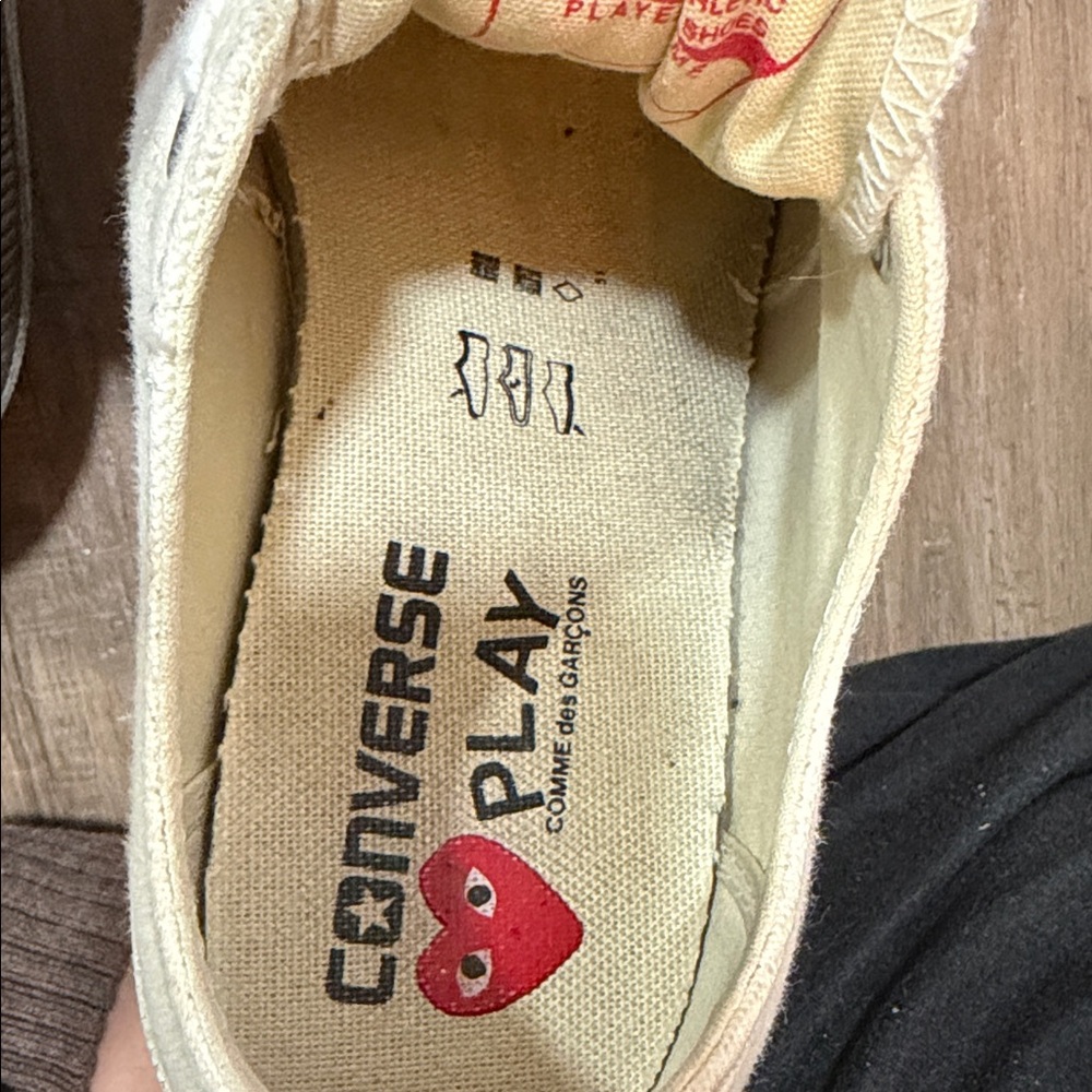 Converse x PLAY comme des garcons sneakers - Picture 4 of 4